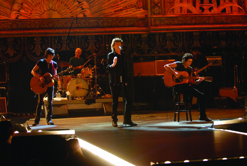 The Rolling Stones auf der Bühne